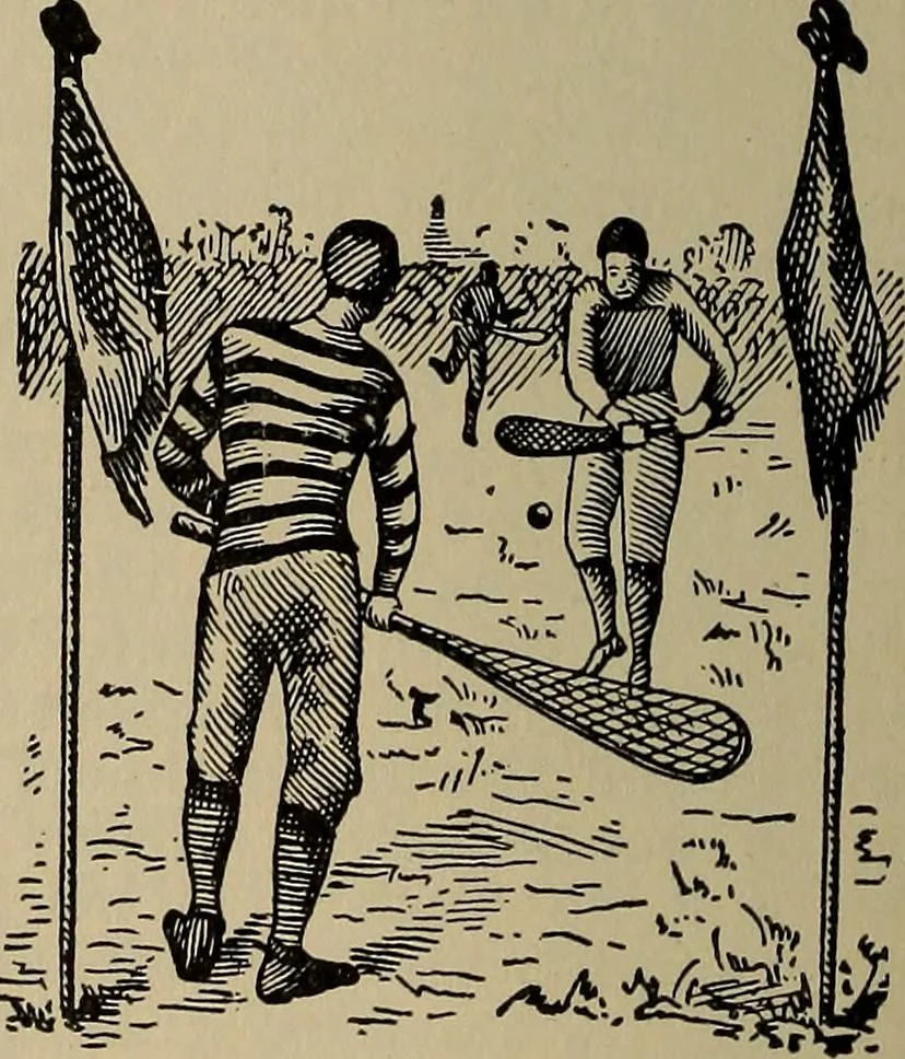 An illustration from The young folk's cyclopædia of games and sports ;, 1899, leaf 463