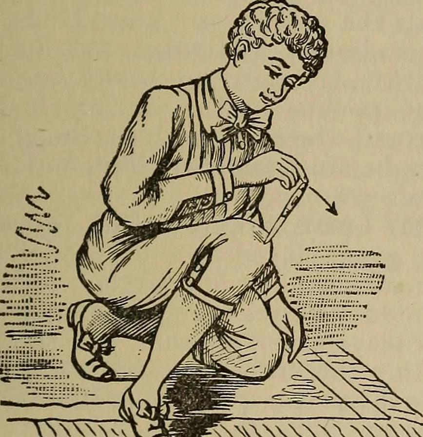 An illustration from The young folk's cyclopædia of games and sports ;, 1899, leaf 508