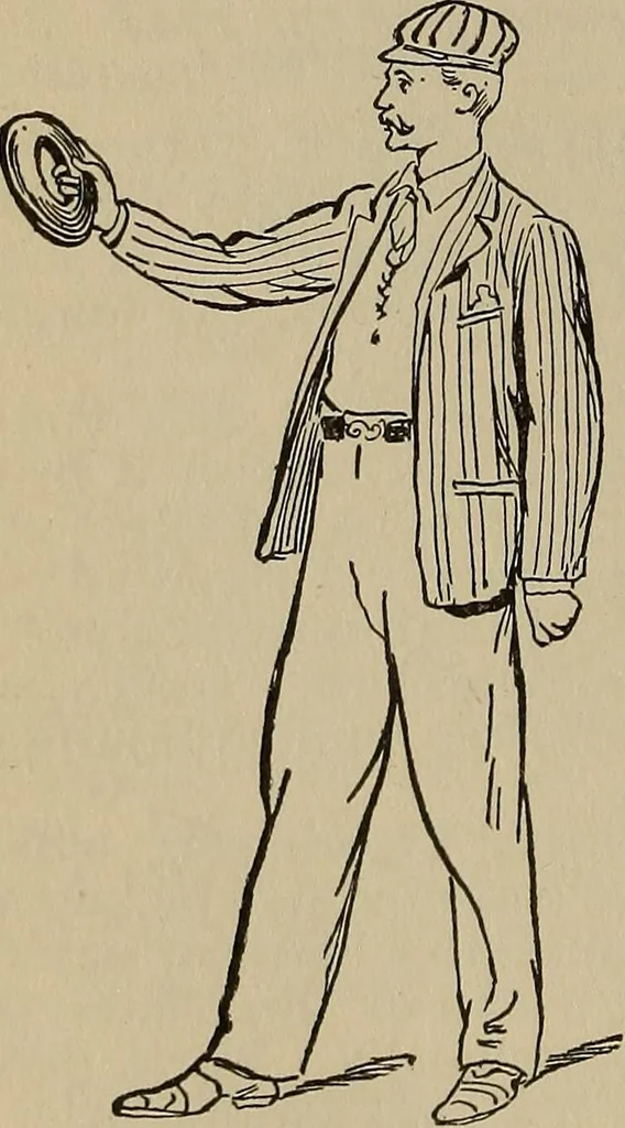 An illustration from The young folk's cyclopædia of games and sports ;, 1899, leaf 575