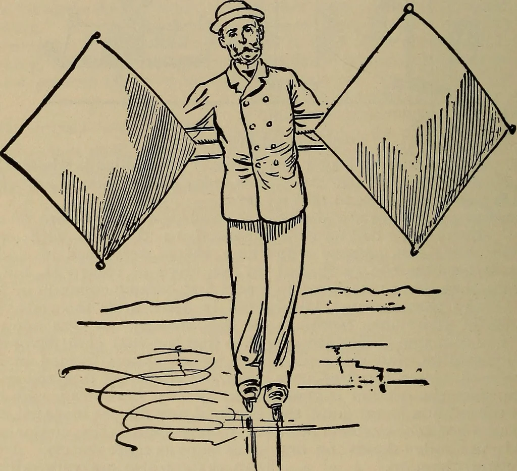 An illustration from The young folk's cyclopædia of games and sports ;, 1899, leaf 661