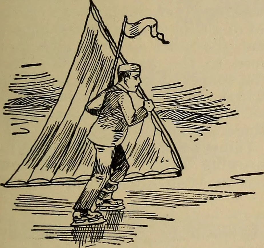 An illustration from The young folk's cyclopædia of games and sports ;, 1899, leaf 662