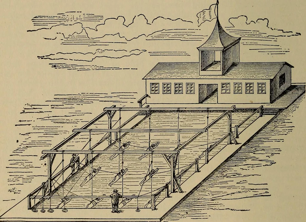 An illustration from The young folk's cyclopædia of games and sports ;, 1899, leaf 697