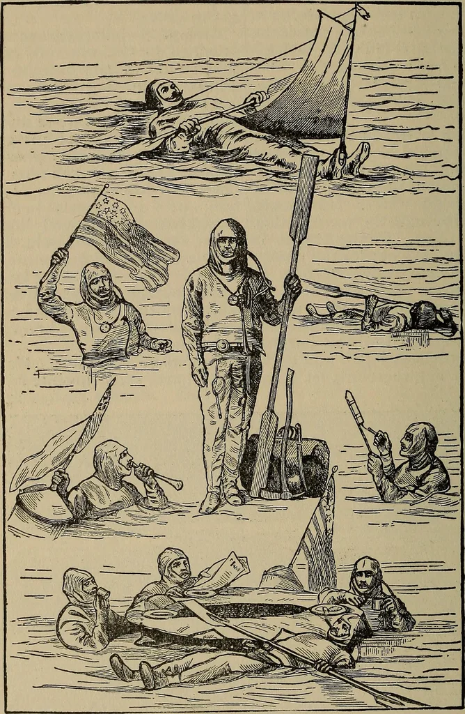 An illustration from The young folk's cyclopædia of games and sports ;, 1899, leaf 703