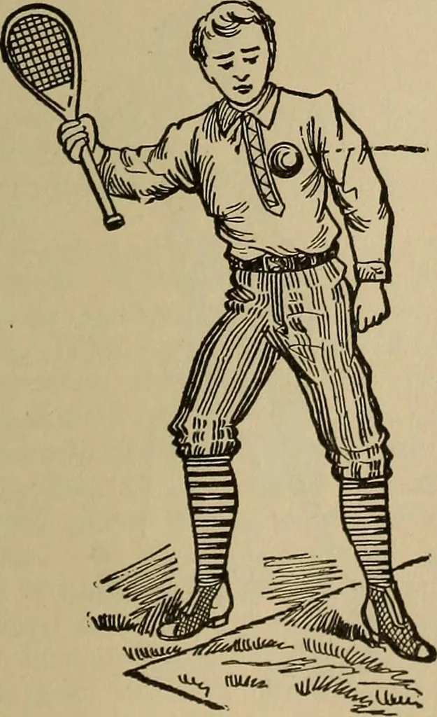 An illustration from The young folk's cyclopædia of games and sports ;, 1899, leaf 722