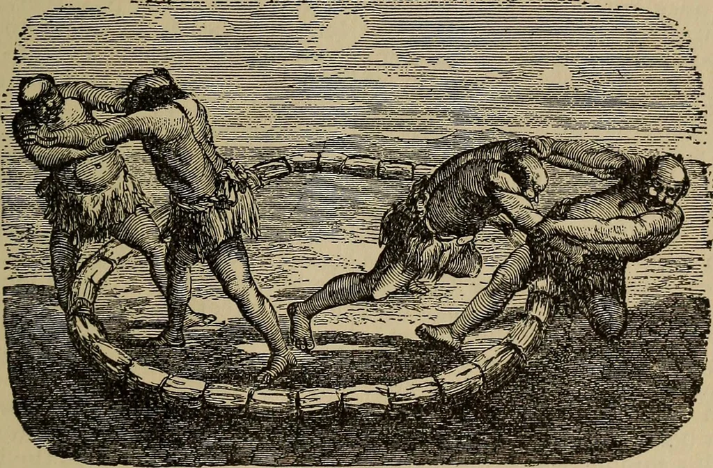 An illustration from The young folk's cyclopædia of games and sports ;, 1899, leaf 788