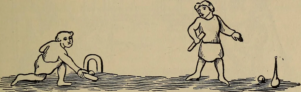An illustration from The young folk's cyclopædia of games and sports ;, 1899, leaf 98