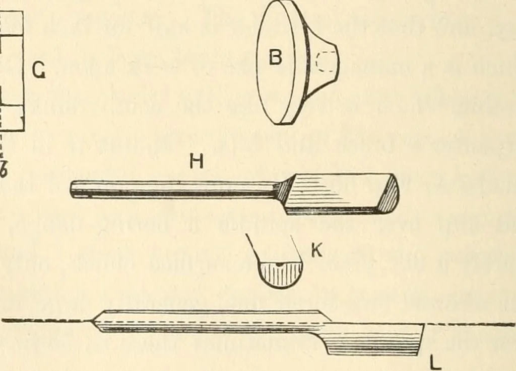 An illustration from The young mechanic; containing directions for the use of all kinds of tools, and for the construction of steam engines and mechanical models, including the art of turning in wood and metal, 1902, leaf 297