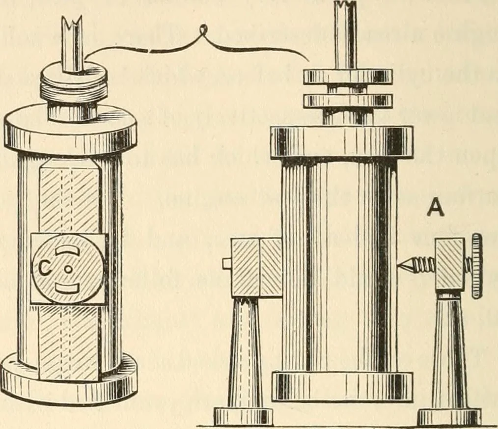 An illustration from The young mechanic; containing directions for the use of all kinds of tools, and for the construction of steam engines and mechanical models, including the art of turning in wood and metal, 1902, leaf 335