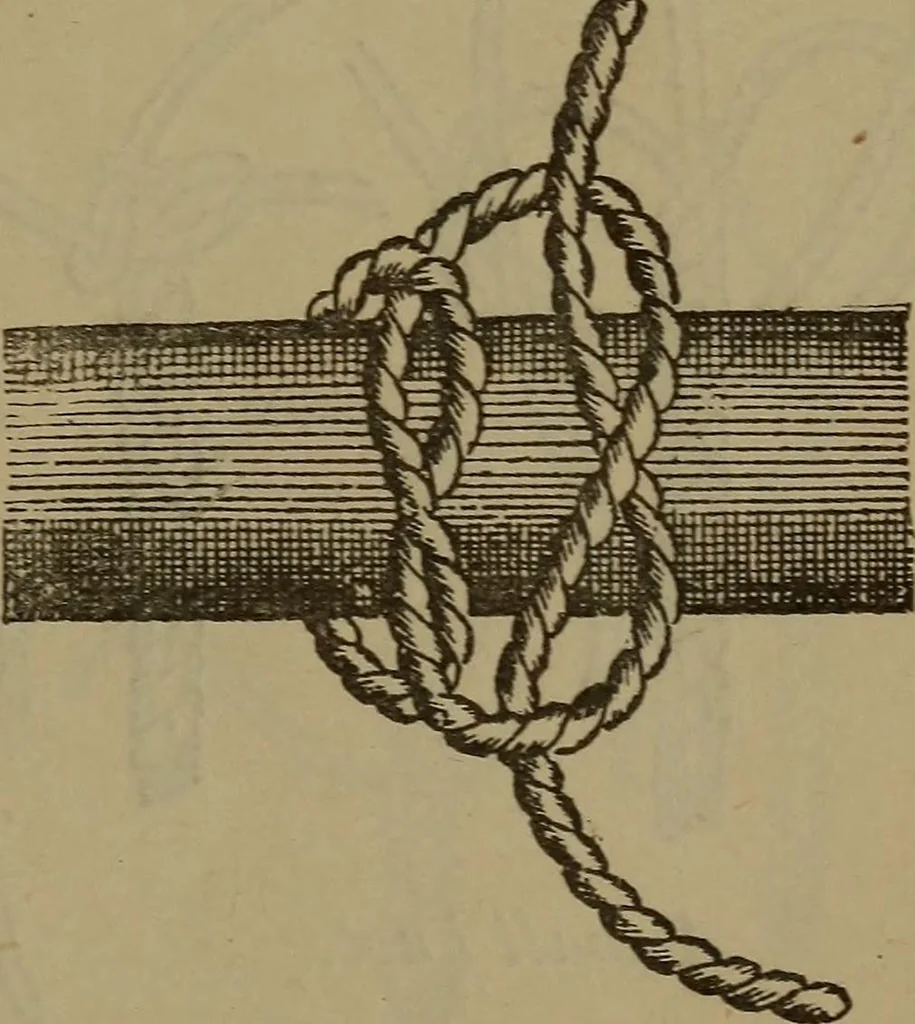 An illustration from Young sailor's assistant in practical seamanship including the rules of the road; directions for resuscitating the apparently drowned, etc., etc., together with the salutes ... naval signal flags, Very's lights, and the international code of signals, 1893, leaf 120