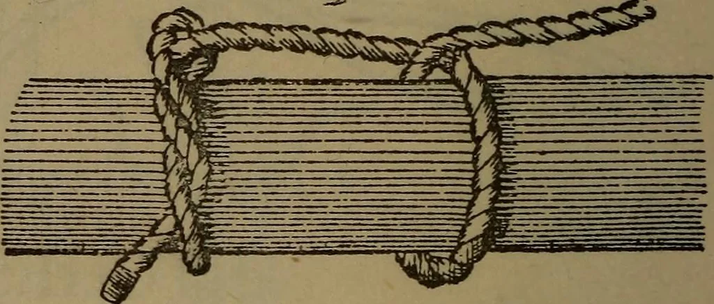 An illustration from Young sailor's assistant in practical seamanship including the rules of the road; directions for resuscitating the apparently drowned, etc., etc., together with the salutes ... naval signal flags, Very's lights, and the international code of signals, 1893, leaf 125