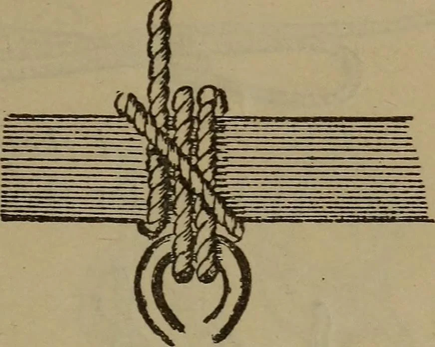 An illustration from Young sailor's assistant in practical seamanship including the rules of the road; directions for resuscitating the apparently drowned, etc., etc., together with the salutes ... naval signal flags, Very's lights, and the international code of signals, 1893, leaf 126