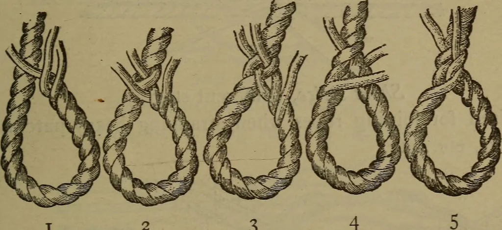 An illustration from Young sailor's assistant in practical seamanship including the rules of the road; directions for resuscitating the apparently drowned, etc., etc., together with the salutes ... naval signal flags, Very's lights, and the international code of signals, 1893, leaf 132