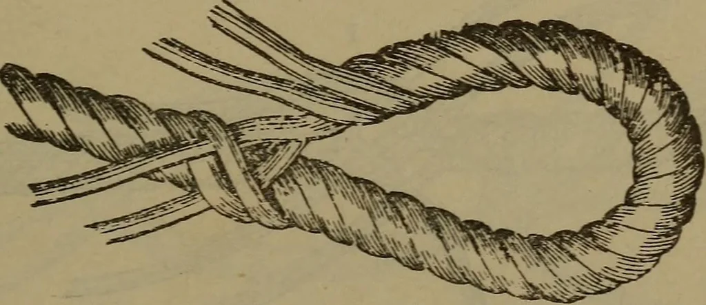 An illustration from Young sailor's assistant in practical seamanship including the rules of the road; directions for resuscitating the apparently drowned, etc., etc., together with the salutes ... naval signal flags, Very's lights, and the international code of signals, 1893, leaf 132