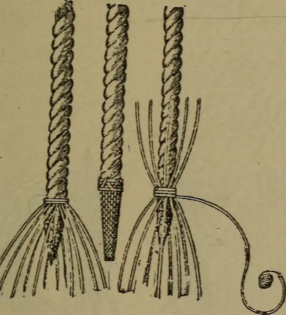 An illustration from Young sailor's assistant in practical seamanship including the rules of the road; directions for resuscitating the apparently drowned, etc., etc., together with the salutes ... naval signal flags, Very's lights, and the international code of signals, 1893, leaf 140