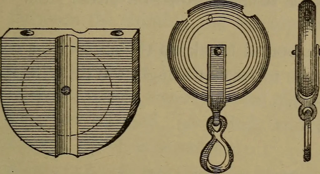 An illustration from Young sailor's assistant in practical seamanship including the rules of the road; directions for resuscitating the apparently drowned, etc., etc., together with the salutes ... naval signal flags, Very's lights, and the international code of signals, 1893, leaf 180