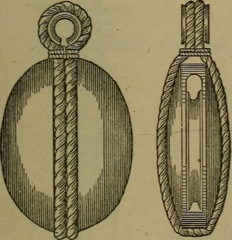 An illustration from Young sailor's assistant in practical seamanship including the rules of the road; directions for resuscitating the apparently drowned, etc., etc., together with the salutes ... naval signal flags, Very's lights, and the international code of signals, 1893, leaf 184