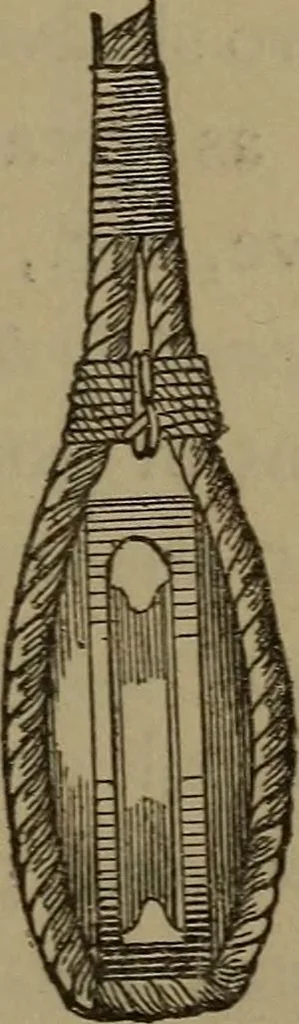 An illustration from Young sailor's assistant in practical seamanship including the rules of the road; directions for resuscitating the apparently drowned, etc., etc., together with the salutes ... naval signal flags, Very's lights, and the international code of signals, 1893, leaf 184