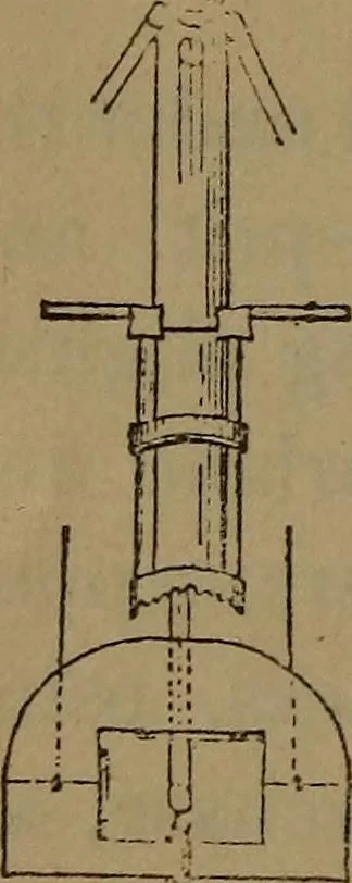 An illustration from Young sailor's assistant in practical seamanship including the rules of the road; directions for resuscitating the apparently drowned, etc., etc., together with the salutes ... naval signal flags, Very's lights, and the international code of signals, 1893, leaf 253