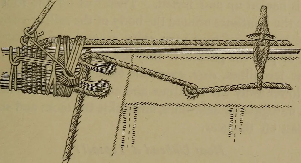 An illustration from Young sailor's assistant in practical seamanship including the rules of the road; directions for resuscitating the apparently drowned, etc., etc., together with the salutes ... naval signal flags, Very's lights, and the international code of signals, 1893, leaf 334