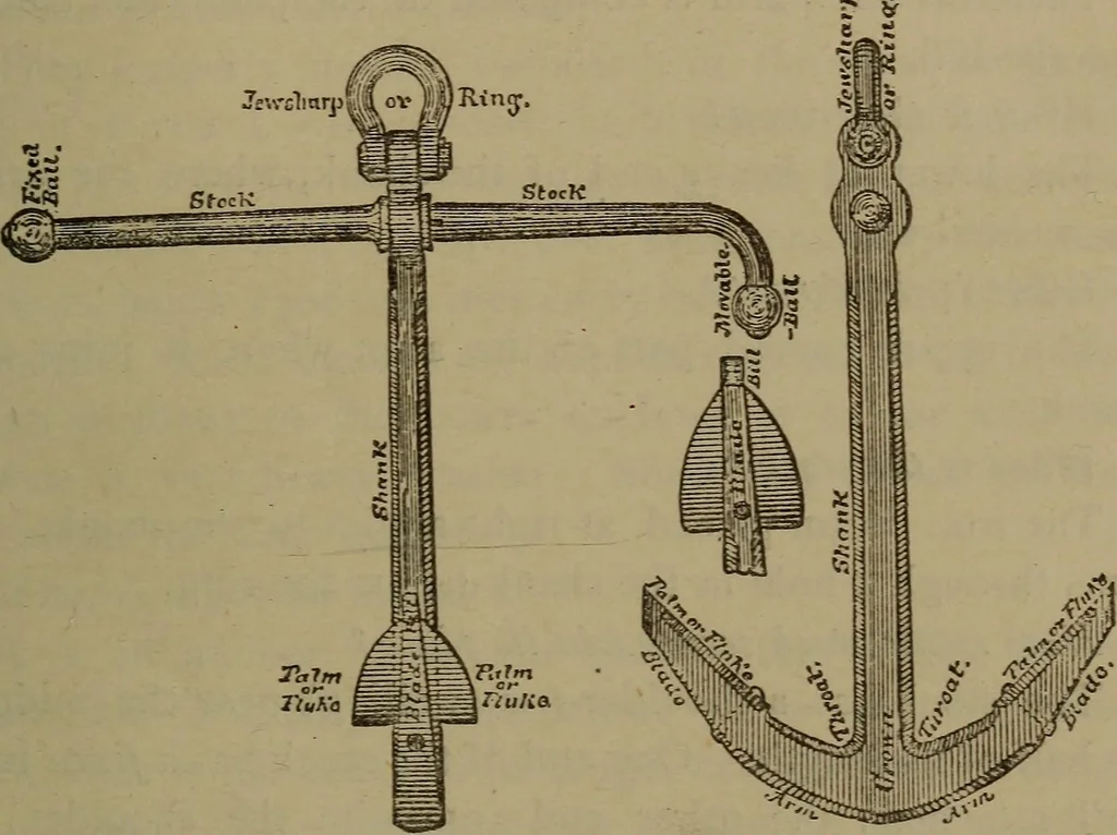 An illustration from Young sailor's assistant in practical seamanship including the rules of the road; directions for resuscitating the apparently drowned, etc., etc., together with the salutes ... naval signal flags, Very's lights, and the international code of signals, 1893, leaf 374