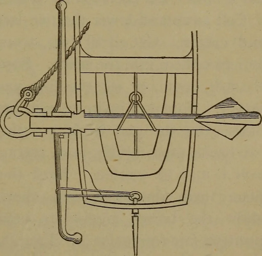 An illustration from Young sailor's assistant in practical seamanship including the rules of the road; directions for resuscitating the apparently drowned, etc., etc., together with the salutes ... naval signal flags, Very's lights, and the international code of signals, 1893, leaf 400