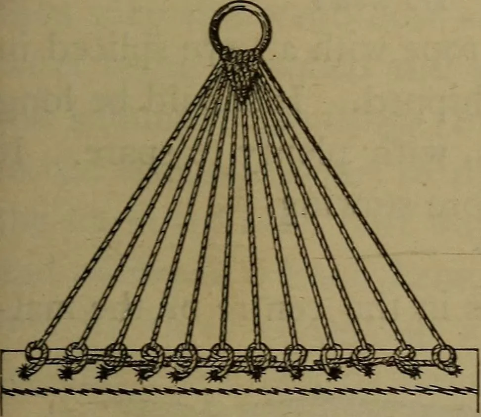 An illustration from Young sailor's assistant in practical seamanship including the rules of the road; directions for resuscitating the apparently drowned, etc., etc., together with the salutes ... naval signal flags, Very's lights, and the international code of signals, 1893, leaf 58