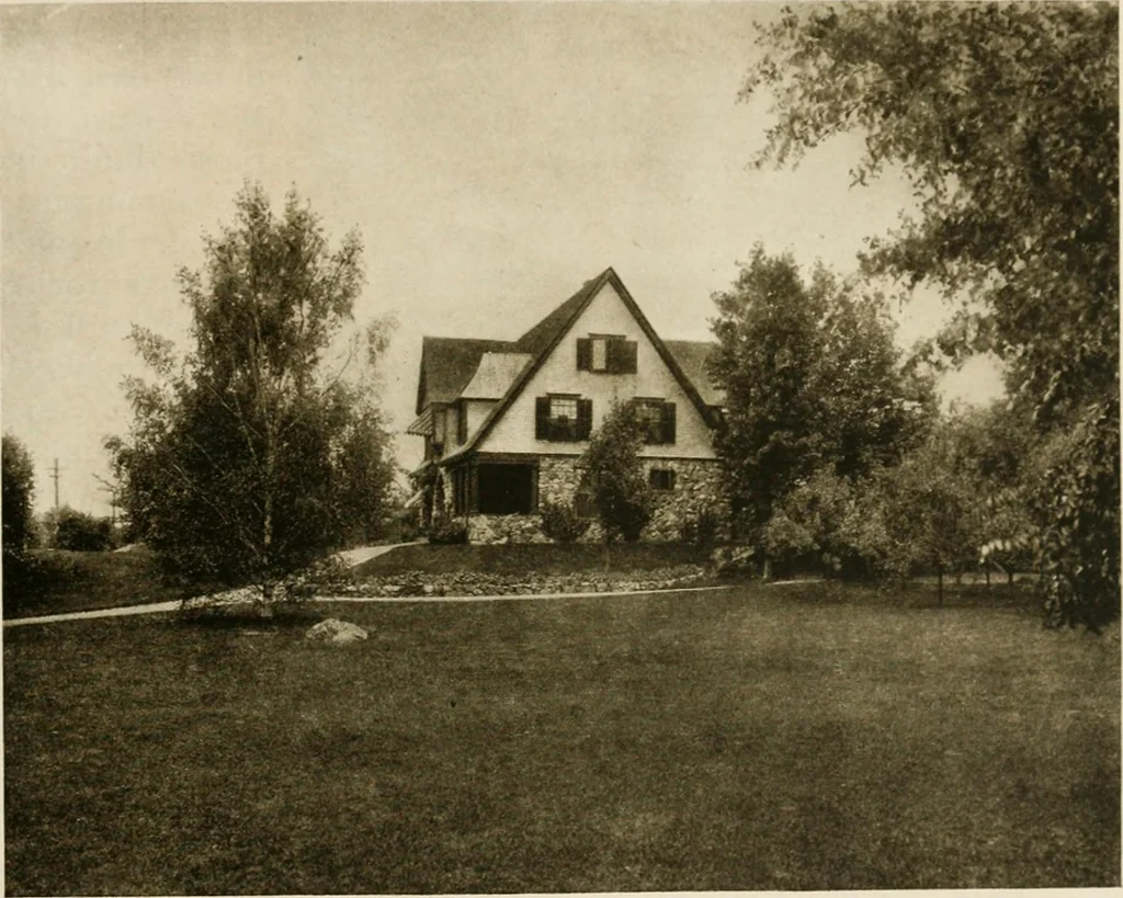 An illustration from Your home and its decoration; a series of practical suggestions for the painting, decorating, and furnishing of the home, comp. .., 1910, leaf 100