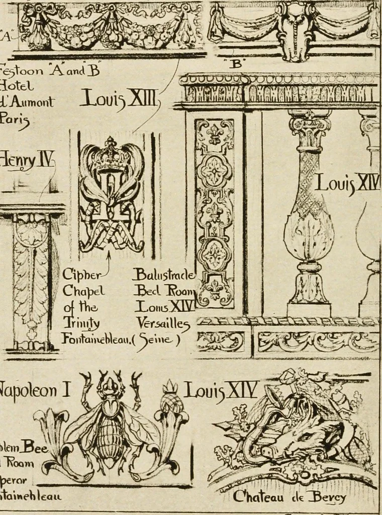 An illustration from Your home and its decoration; a series of practical suggestions for the painting, decorating, and furnishing of the home, comp. .., 1910, leaf 123