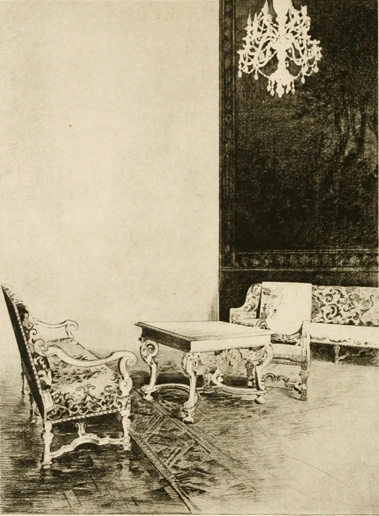 An illustration from Your home and its decoration; a series of practical suggestions for the painting, decorating, and furnishing of the home, comp. .., 1910, leaf 125