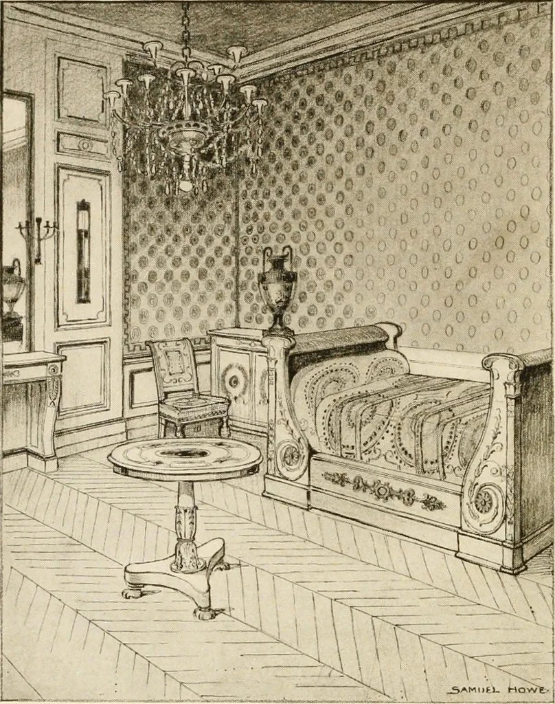 An illustration from Your home and its decoration; a series of practical suggestions for the painting, decorating, and furnishing of the home, comp. .., 1910, leaf 129