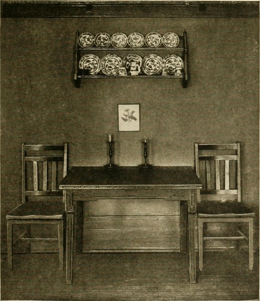 An illustration from Your home and its decoration; a series of practical suggestions for the painting, decorating, and furnishing of the home, comp. .., 1910, leaf 136