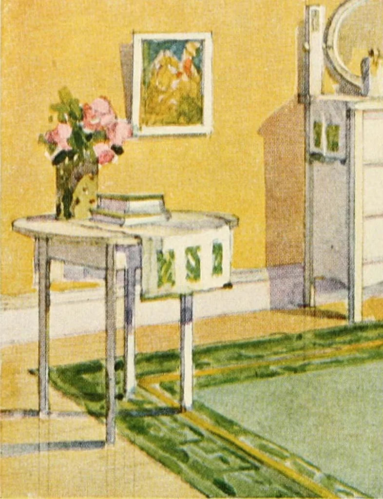 An illustration from Your home and its decoration; a series of practical suggestions for the painting, decorating, and furnishing of the home, comp. .., 1910, leaf 147