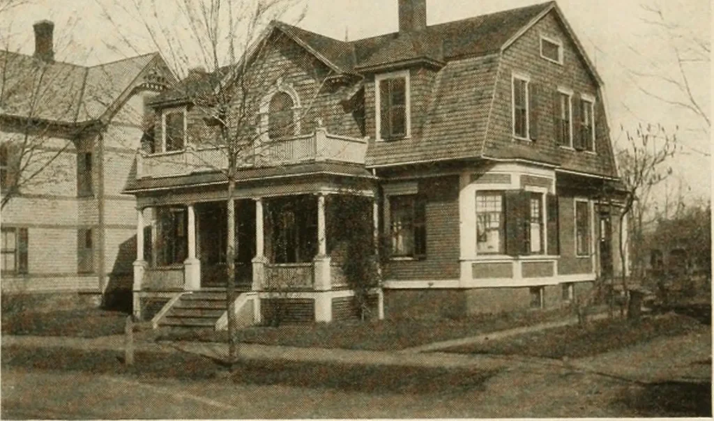 An illustration from Your home and its decoration; a series of practical suggestions for the painting, decorating, and furnishing of the home, comp. .., 1910, leaf 18