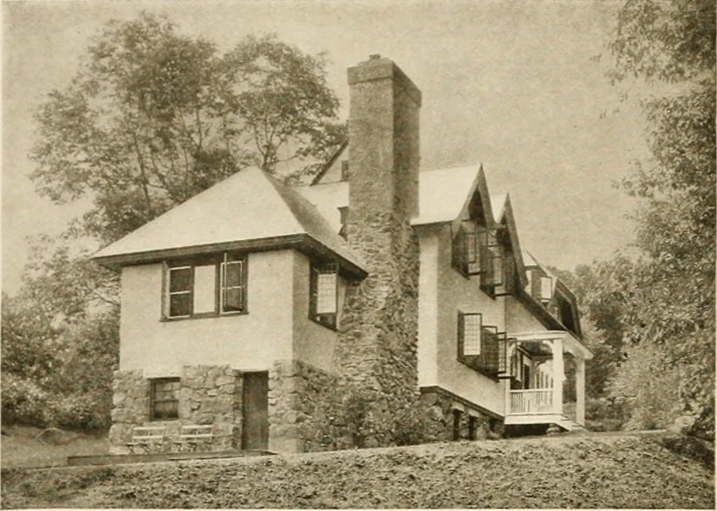 An illustration from Your home and its decoration; a series of practical suggestions for the painting, decorating, and furnishing of the home, comp. .., 1910, leaf 21