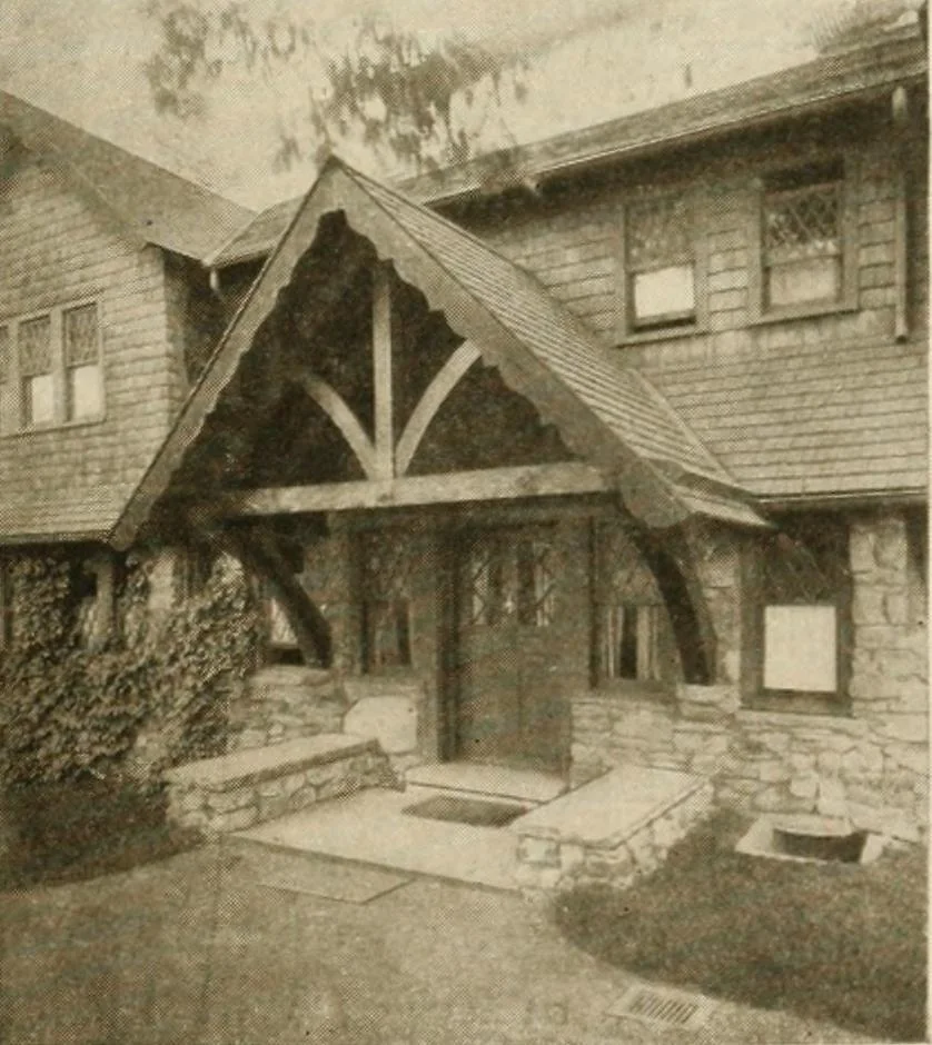 An illustration from Your home and its decoration; a series of practical suggestions for the painting, decorating, and furnishing of the home, comp. .., 1910, leaf 28