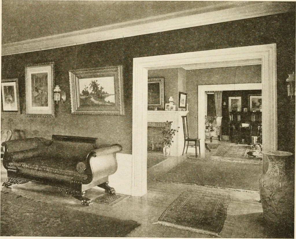 An illustration from Your home and its decoration; a series of practical suggestions for the painting, decorating, and furnishing of the home, comp. .., 1910, leaf 33