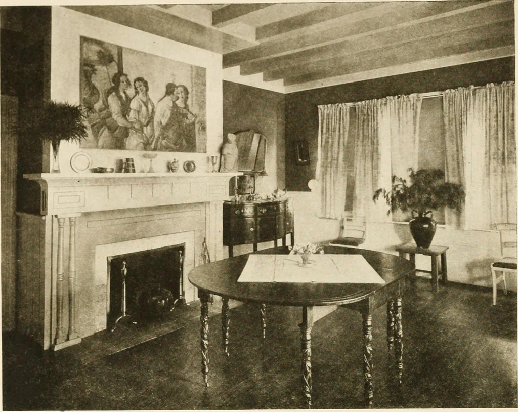 An illustration from Your home and its decoration; a series of practical suggestions for the painting, decorating, and furnishing of the home, comp. .., 1910, leaf 37