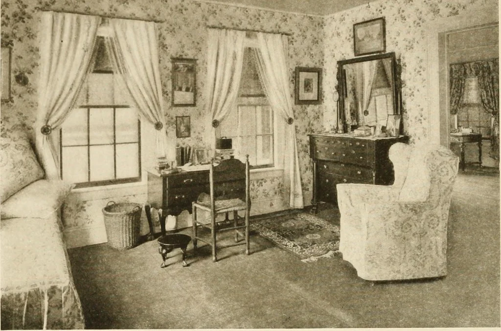 An illustration from Your home and its decoration; a series of practical suggestions for the painting, decorating, and furnishing of the home, comp. .., 1910, leaf 49