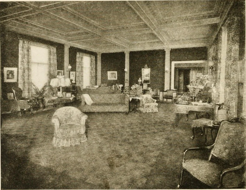 An illustration from Your home and its decoration; a series of practical suggestions for the painting, decorating, and furnishing of the home, comp. .., 1910, leaf 51