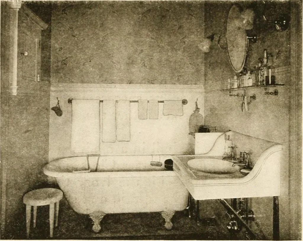 An illustration from Your home and its decoration; a series of practical suggestions for the painting, decorating, and furnishing of the home, comp. .., 1910, leaf 59
