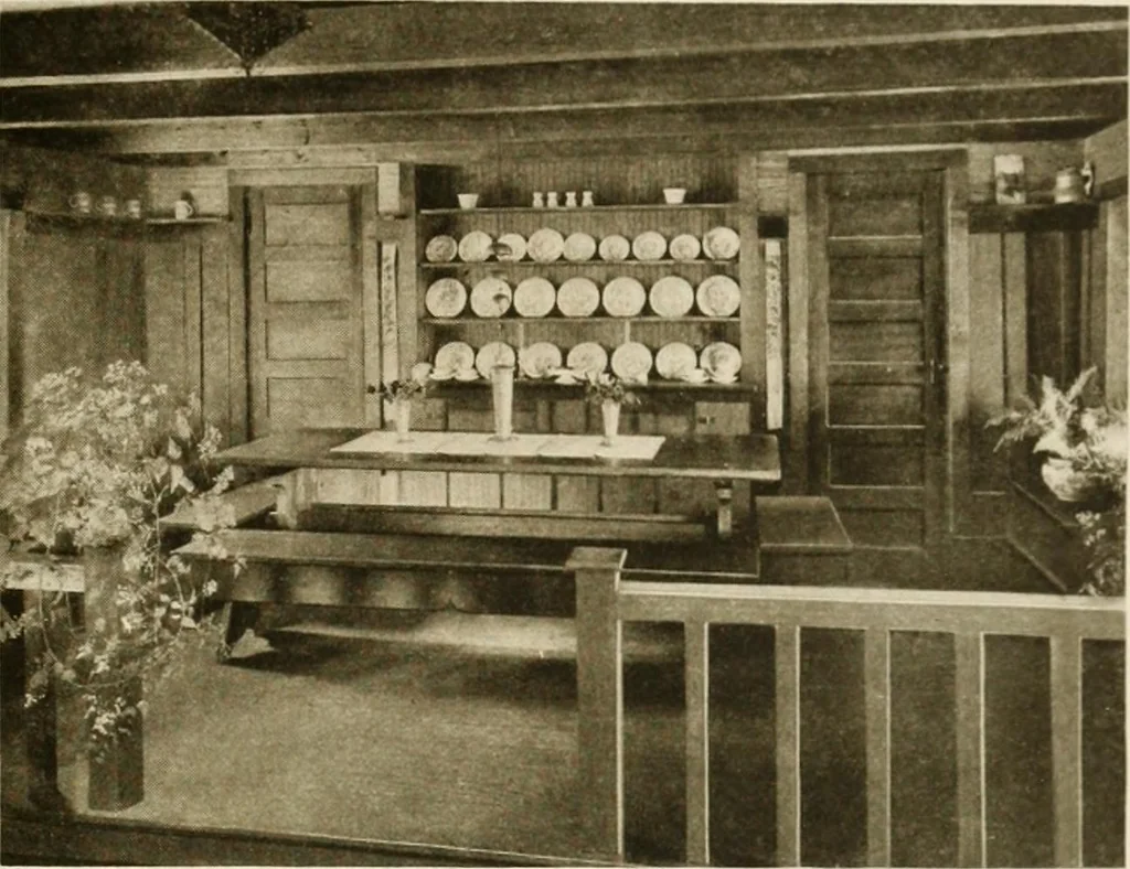 An illustration from Your home and its decoration; a series of practical suggestions for the painting, decorating, and furnishing of the home, comp. .., 1910, leaf 92