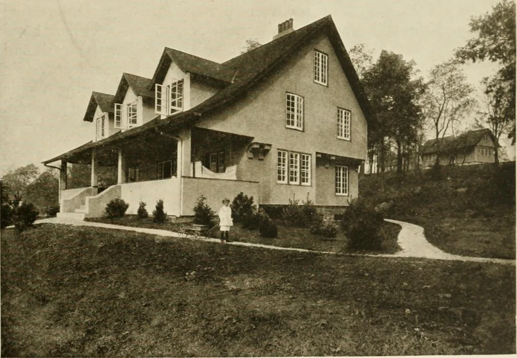 An illustration from Your home and its decoration; a series of practical suggestions for the painting, decorating, and furnishing of the home, comp. .., 1910, leaf 94