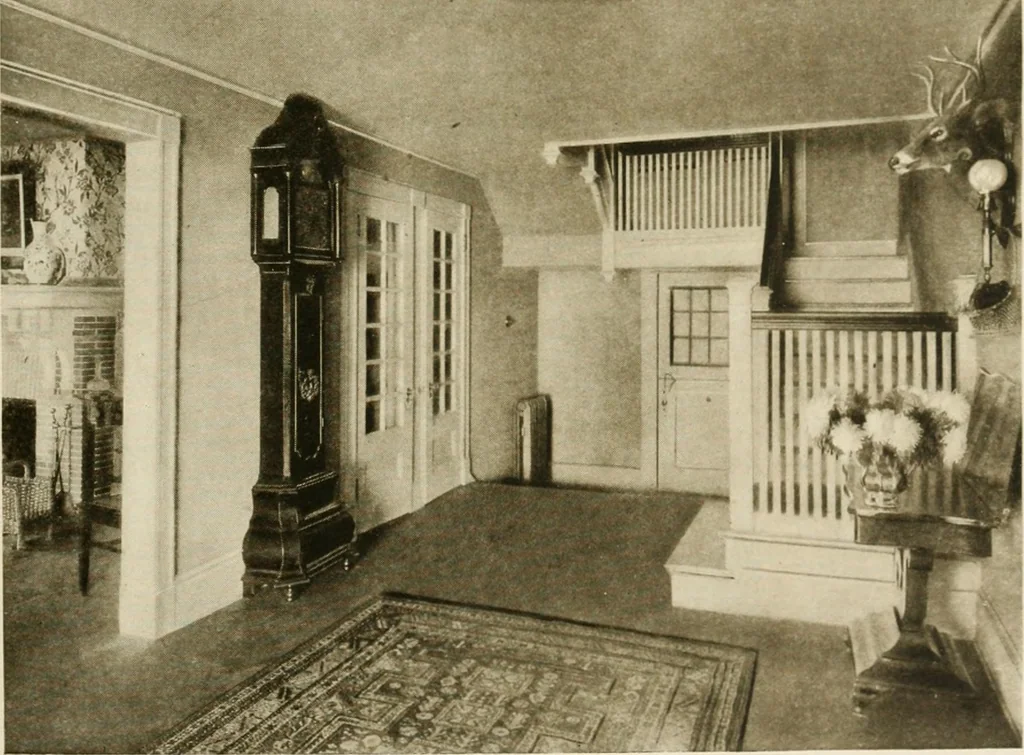 An illustration from Your home and its decoration; a series of practical suggestions for the painting, decorating, and furnishing of the home, comp. .., 1910, leaf 96