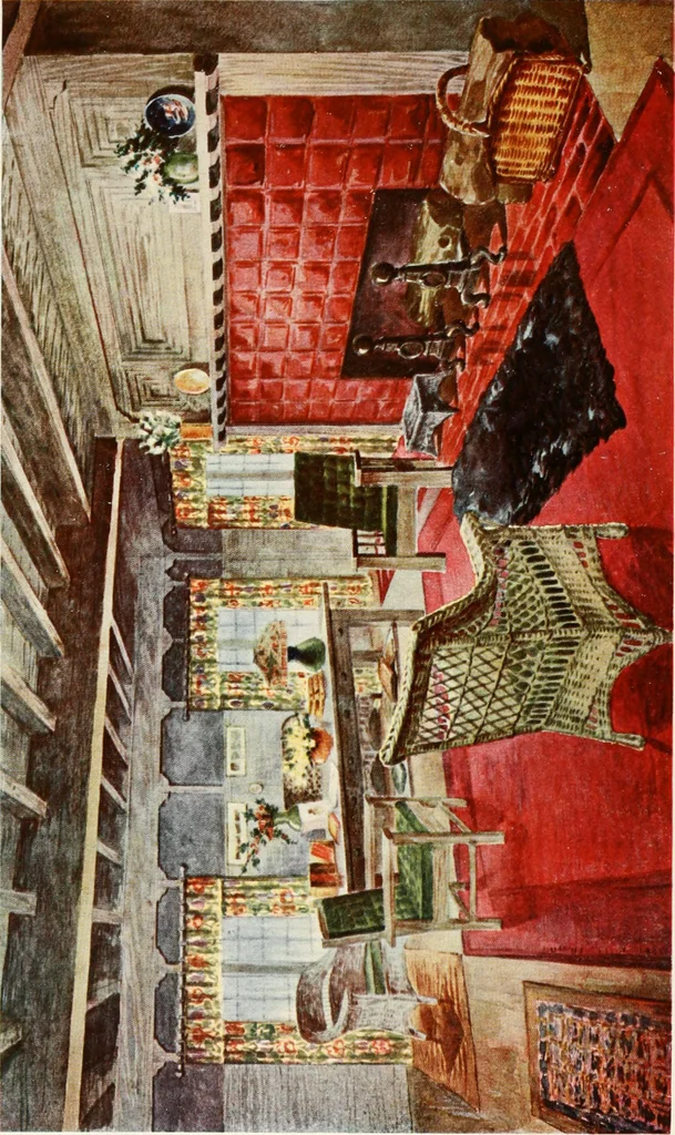 An illustration from Your home and its decoration; a series of practical suggestions for the painting, decorating, and furnishing of the home, comp. .., 1910, leaf 99