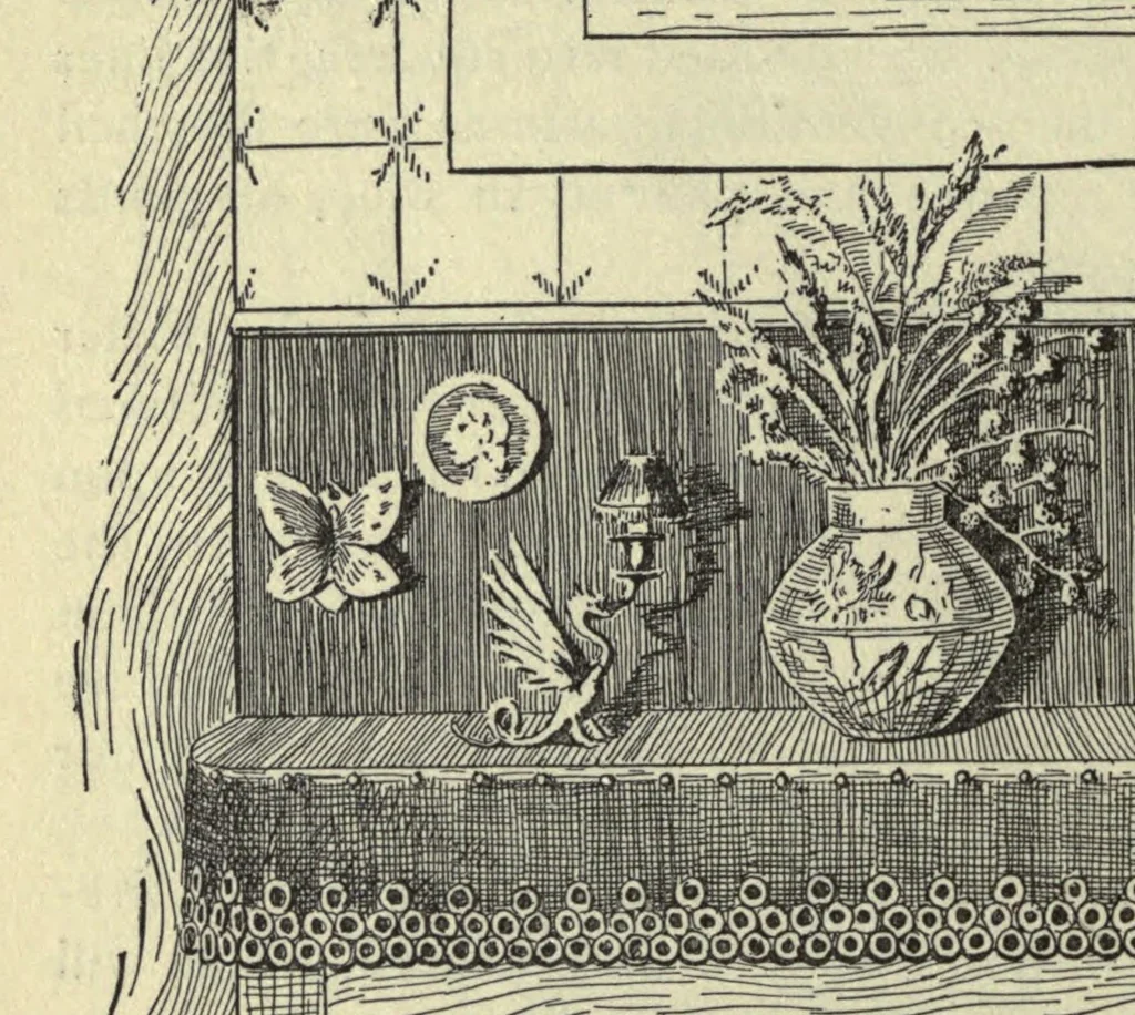 An illustration from How to amuse yourself and others; the American girl's handy book, 1905, leaf 476