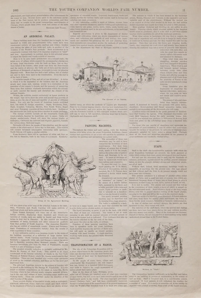 An illustration from The youth's companion World's Fair number, 1893, leaf 13