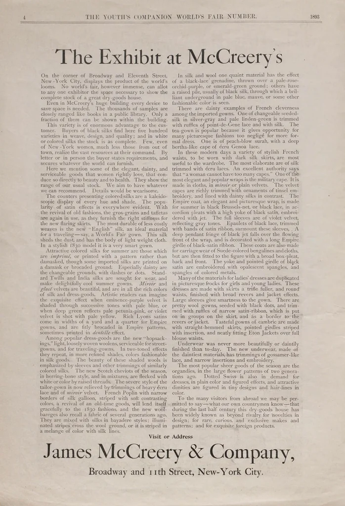 An illustration from The youth's companion World's Fair number, 1893, leaf 6