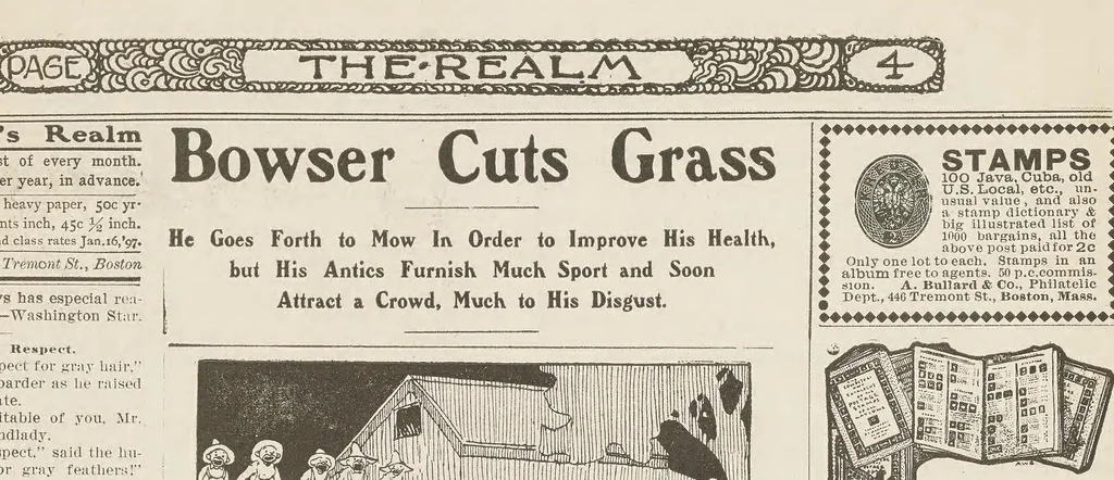 An illustration from The Youth's realm, 1906, leaf 4