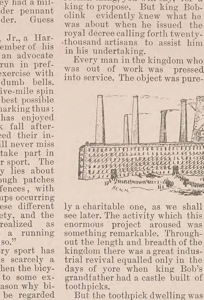 An illustration from The Youth's realm, 1906, leaf 5