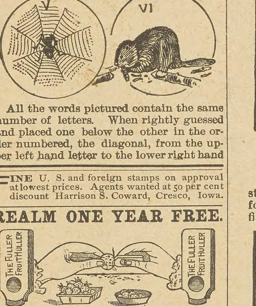 An illustration from The Youth's realm, 1906, leaf 7